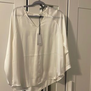 Satin Raglan Pullover